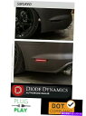 Side Marker ペアスモークLEDリアサイドマーカーライト2015-2020フォードマスタングのために Pair Smoked LED Rear Sid...