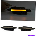 Side Marker NEWブラック2008-2009ポンティアックG8のためにLEDライトバーアンバーフェンダーサイドマーカースモーク NEW Black ...