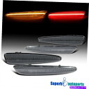 Side Marker 2005-2013のための05から13のシボレーコルベットC6 LEDサイドマーカーライト4PCフロントリア For 2005-2013...