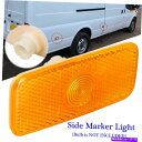 Side Marker フォードトランジットMK7 MK6について置き換えカーアンバーサイドマーカーライトランプレンズプラスチック Car Amber Side Marker Light Lamp Lens Plastic Replace For Ford Transit MK7 MK6