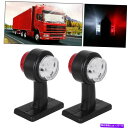 Side Marker 2个、12Vプラスチックサイド茎マーカーライトIP65防水概要トレーラー 2pcs 12V Plastic Side Stalk Marker Light IP65 Waterproof Outline Trailer