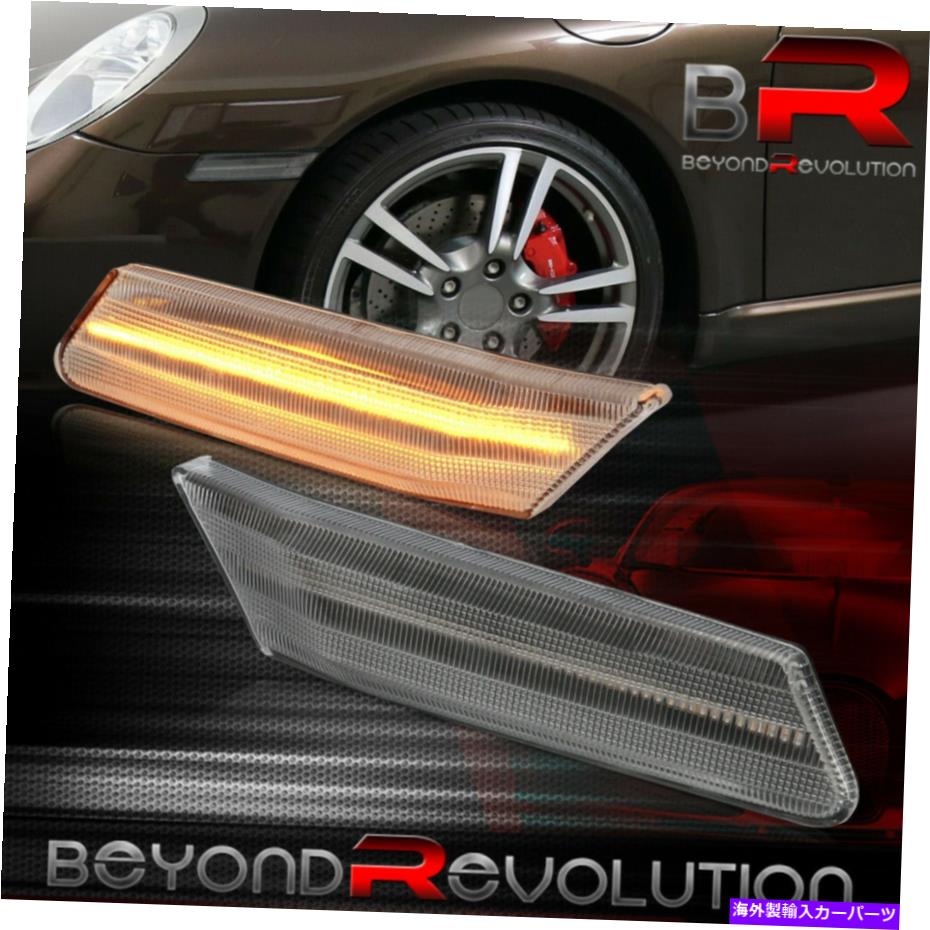 ＃51　ポルシェ　997　ＬＥＤサイドマーカー　クローム　新品 ポルシェ 911 997型 カレラ⁄タルガ⁄ターボ⁄GT3⁄GT2 LED