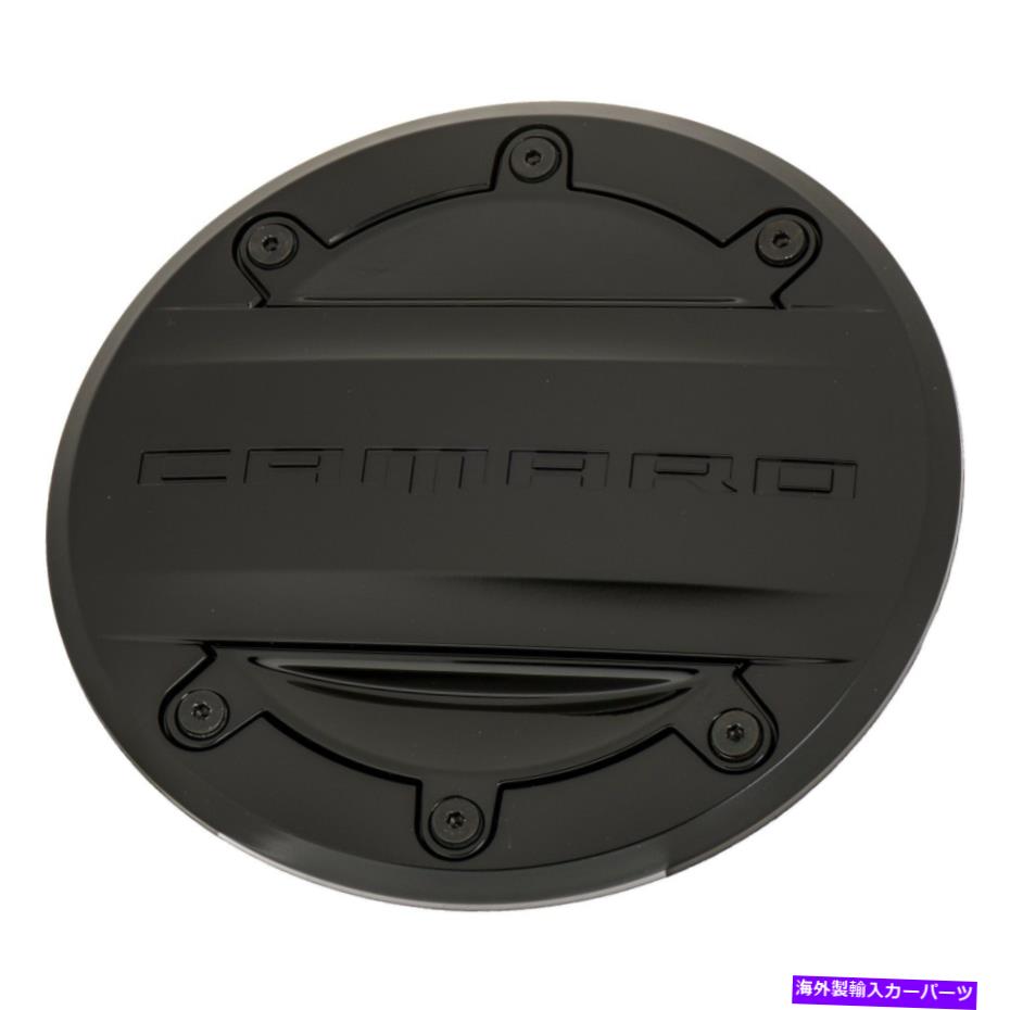 GAS TANK FUEL OEM NEW燃料タンクのドアガスキャップブラックのw /カマロロゴ17-20シボレー23506590 OEM NEW Fuel Tank Door Gas Cap Black w/Camaro Logo 17-20 Chevrolet 23506590