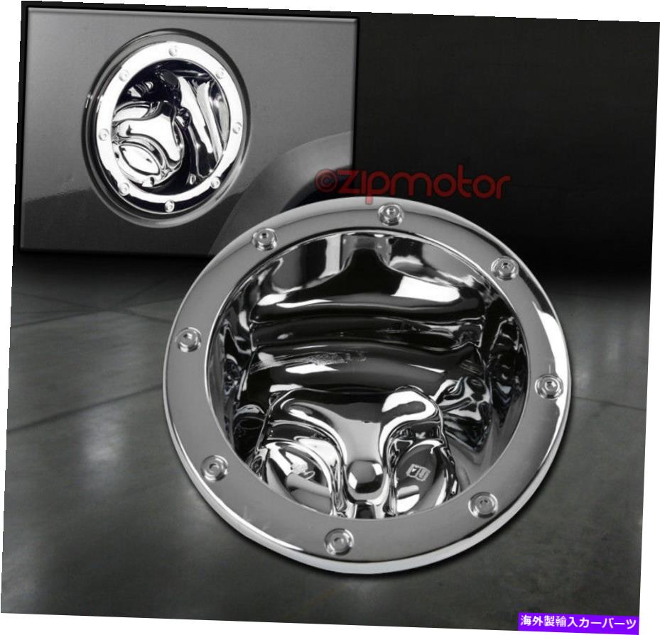 GAS TANK FUEL 03-09ハマーH2ガスタンクカバーFUEL DOORのLID BEZEL CAP成形TRIM CHROME 2PCS 03-09 HUMMER H2 GAS TANK COVER FUEL DOOR LID BEZEL CAP MOULDING TRIM CHROME 2PCS