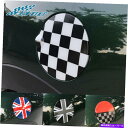 GAS TANK FUEL 市松車燃料ガスのふたタンクドアカバーのためのミニF55 F56ハードトップハッチバック Checkered Car Fuel Gas...