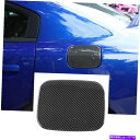 GAS TANK FUEL ダッジチャージャー2015+カーボンのための1xカーガスキャップカバートリムステッカー燃料タンクのドア 1x Car Gas Cap...
