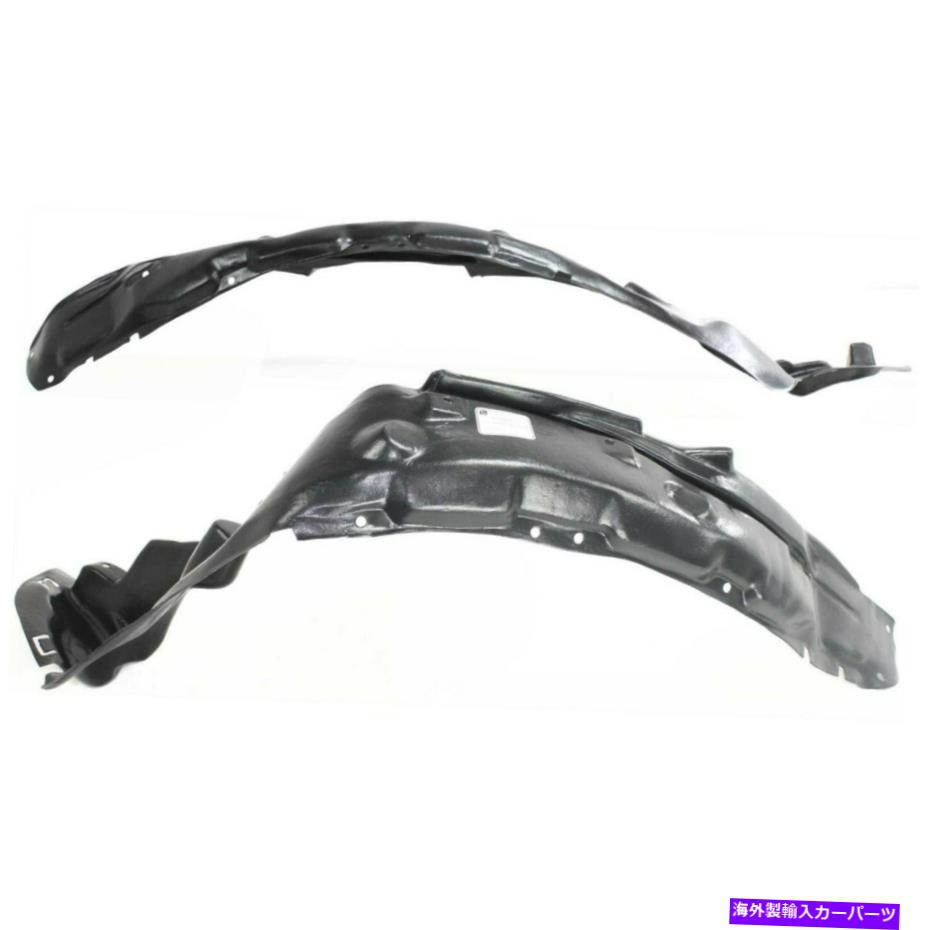 Fender Liner Splash ץå奷ɤ92-95ۥӥå2ĤΥեȺ Splash Shield Set For 92-95 Honda Civic 2 Pcs Front Left &Right Side