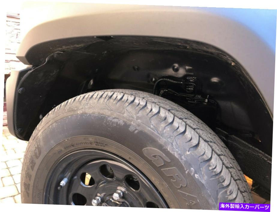 Fender Liner Splash フェンダーのホイールアーチライナースプラッシュガードの保護設定スズキジムニー新JB64、JB74。 Fender Wheel Arch Liner Splash Guard Protection Set Suzuki Jimny New JB64, JB74.