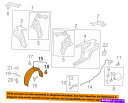 Fender Liner Splash HYUNDAI OEM 14-16 Velosterリアフェンダーライナースプラッシュシールド左868212V010 HYUNDAI OEM 14-16 Veloster Rear-Fender Liner Splash Shield Left 868212V010(2)