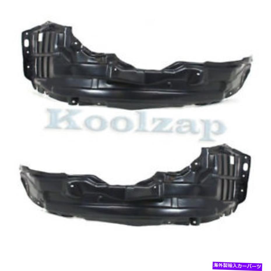 Fender Liner Splash 7月13日Outlandersフロントスプラッシュシールドインナーフェンダーライナー左右サイドSET PAIR 07-13 Outlanders Front Splash Shield Inner Fender Liner Left Right Side SET PAIR