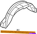 Fender Liner Splash ジープクライスラーOEM 8月12日リバティリアフェンダーライナースプラッシュシールド右55157412AB Jeep CHRYSLER OEM 08-12 Liberty Rear-Fender Liner Splash Shield Right 55157412AB(2)