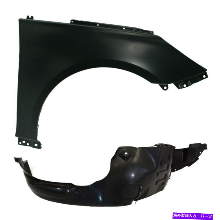 Fender Liner Splash ヒュンダイソナタフロント、右サイド旅客FENDER＆スプラッシュシールドのためにAM 11-13 AM 11-13 For Hyundai Sonata Front,Right Passenger Side FENDER & Splash Shield