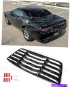 Cover Rear Trunk 08アップダッジチャレンジャーのために プライマーブラックリアウィンドウルーバーサンシェイドカバー For 08-Up Dodge Challenger Primer Black Rear Window Louver Sun Shade Cover