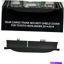 Cover Rear Trunk トヨタハイランダー2014 2015 2016 2017リアトランクシェードシールドカーゴカバーに For Toyota Hi...