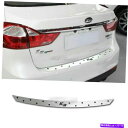 Cover Rear Trunk ヘアラインメタルトランクKIA 2013-2017 KIAセラートフォルテK3用リアバンパーパッドカバー Hairline Metal Trunk Rear Bumper Pad Cover for KIA 2013-2017 KIA Cerato Forte K3