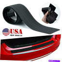 Cover Rear Trunk 米国ラバー車のリアブートトランクバンパープロテクターガードトリムカバークロームシルリップ US Rubber Car Rear Boot Trunk Bumper Protector Guard Trim Cover Chrome Sill Lip