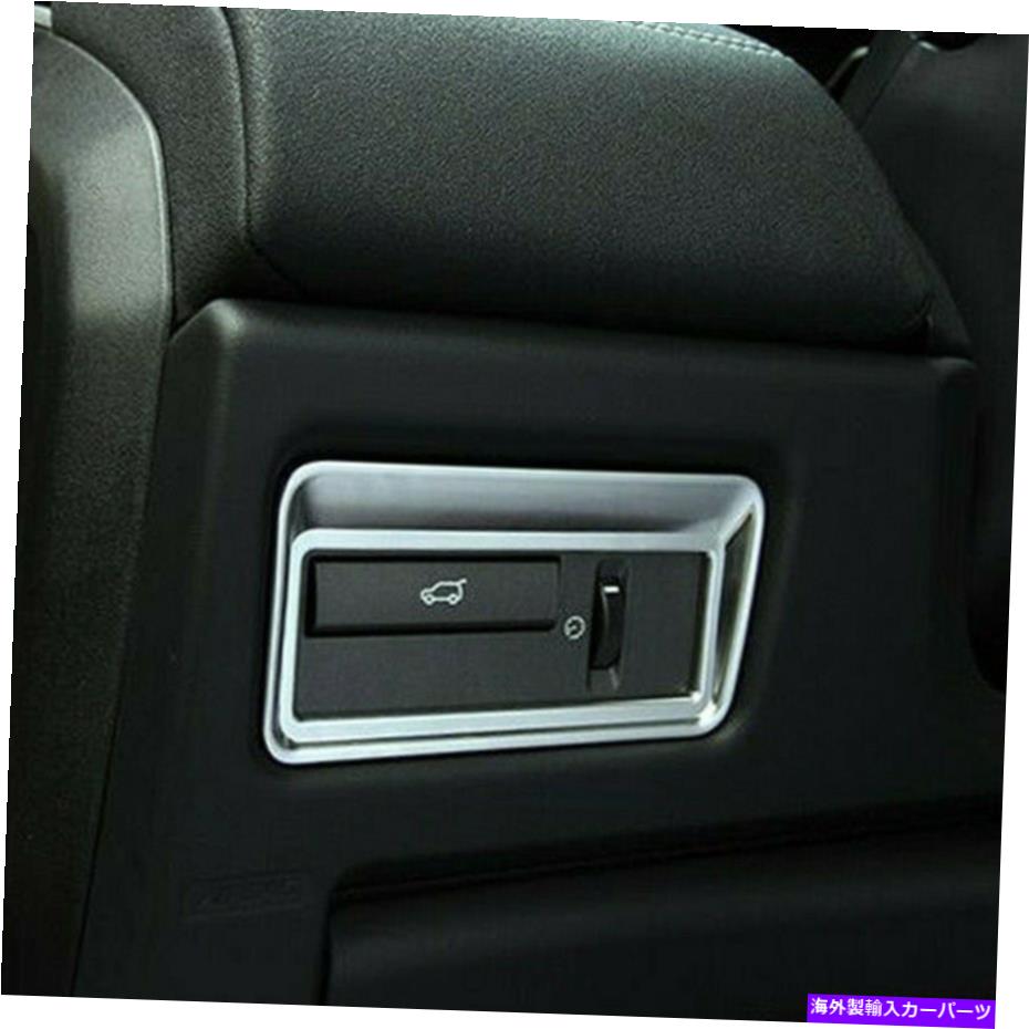 Cover Rear Trunk ランドローバーレンジローバースポーツのためのフレームボタンカバーリアシルバートリムトランク Frame Button Cover Rear Silver Trim Trunk For Land Rover Range Rover Sport