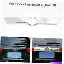 Cover Rear Trunk クローム車のリアトランクアッパートリムトランクリッドカバーにトヨタハイランダー2015年から2019年 Chrome Car ...