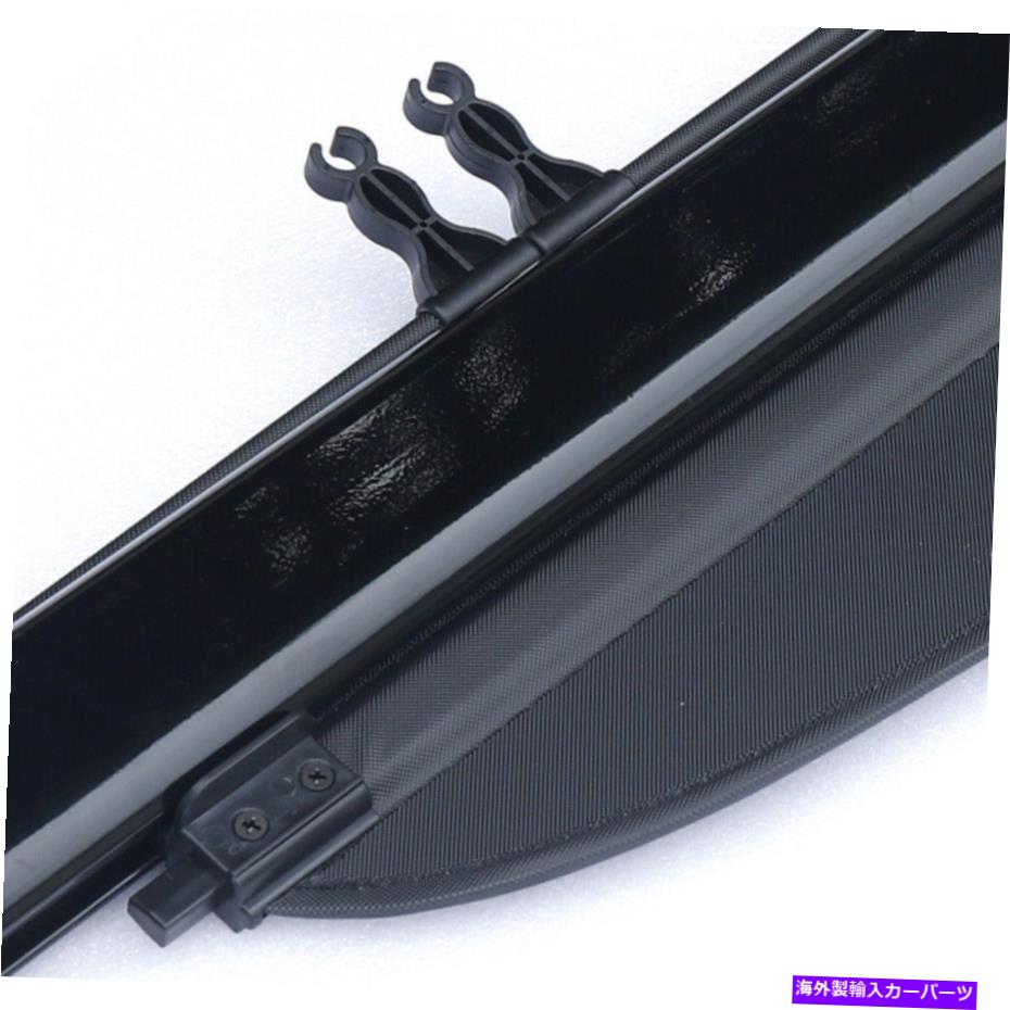 Cover Rear Trunk 6月12日トヨタRAV4黒リトラクタブルカーゴカバートランク荷物セキュリティシェード Black Retractable Cargo Cover Trunk Luggage Security Shade For 06-12 Toyota RAV4
