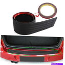 Cover Rear Trunk ブラックドアシルガード車SUVボディバンパープロテクタートリムカバー保護ストリップ Black Door Sill Guard...