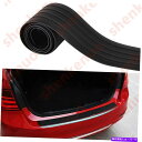 Cover Rear Trunk ブラックドアシルガード車SUVボディバンパープロテクタートリムカバー保護ストリップ Black Door Sill Guard...