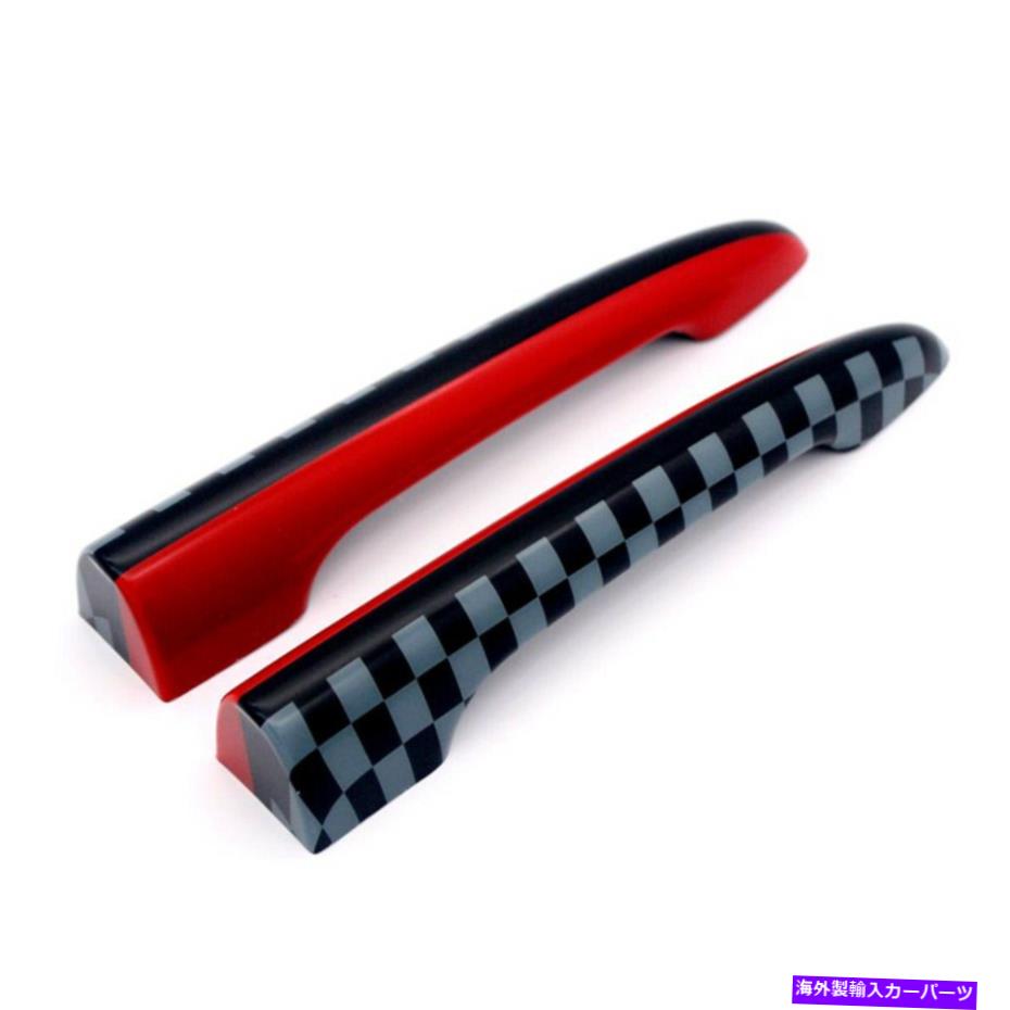 Cover Rear Trunk 2×リアトランクドアハンドルふたカバーキャップのためのミニクーパーR55クラブマン20..
