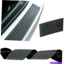 Cover Rear Trunk ブラックリアバンパープロテクターカーガードボディバンパースクラッチプロテクタートリムカバー Black rear bumper...