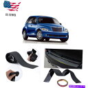 Cover Rear Trunk クライスラー・PTクルーザー車のドアシルプロテクターバンパーガードトリムカバーブラック For Chrysler Pt Cru...