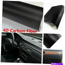 Cover Rear Trunk ユニバーサル4DカーボンファイバービニールカーDIYラップシートロールフィルムステッカーデカールブラック Universal ...