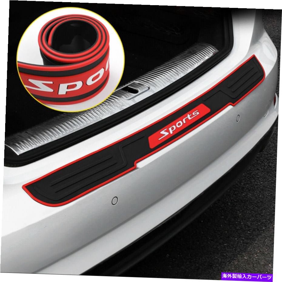 Cover Rear Trunk 車の自動リアバンパープロテクターラバートリムトランクシルガードのスクラッチパッドカバー Car Auto Rear Bumper Protector Rubber Trim Trunk Sill Guard Scratch Pad Cover