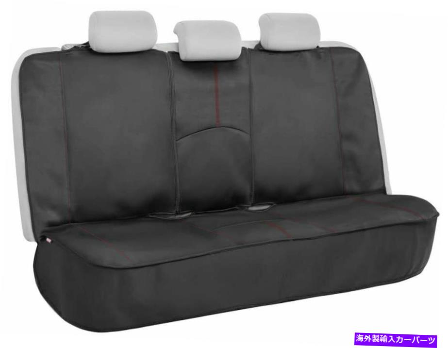 Cover Rear Trunk リアベンチカーシートカバーバントラックトランクペット防水レッドステッチMTSC-268 Rear Bench Car Seat Cover Van Truck Trunk Pet Waterproof Red Stitching MTSC-268