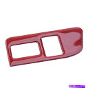 Cover Rear Trunk レッドカーボンファイバーリアトランクスイッチトリムカバーの装飾フィット感のためのスバルBRZトヨタ86 Red Carbon ...