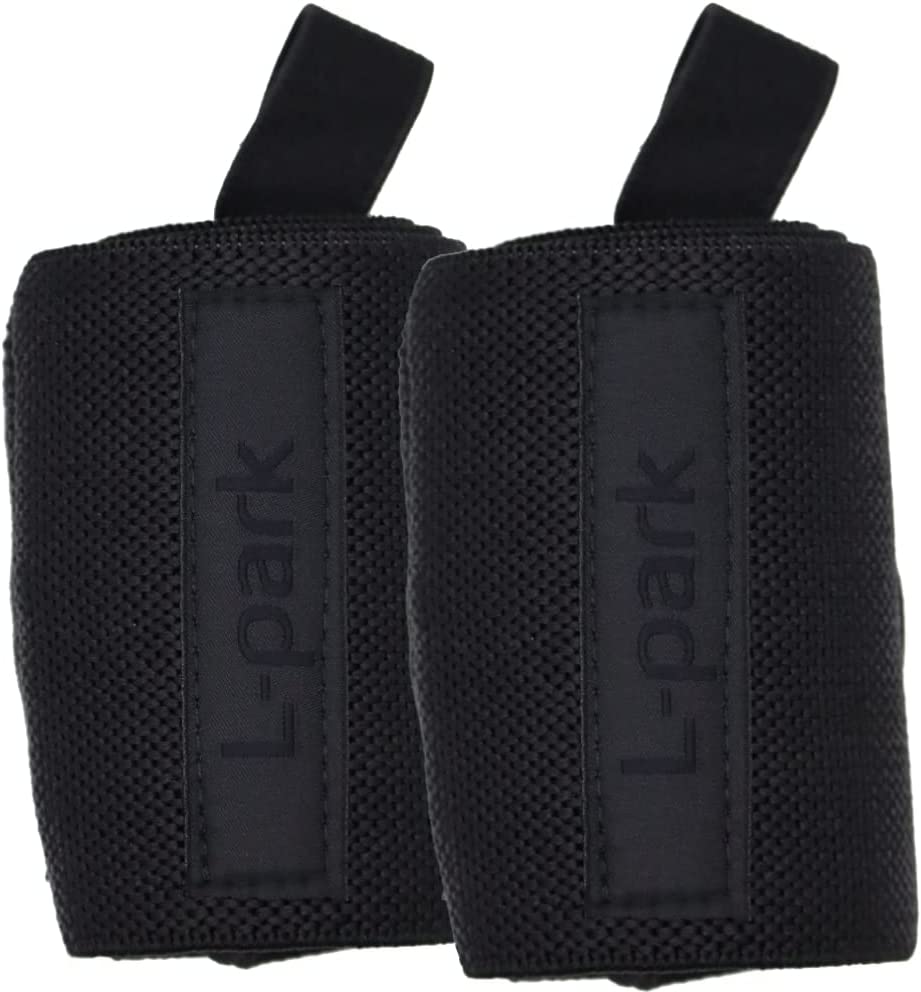 L-park リストラップ トレーニング 筋トレ サポーター リストストラップ ウェイトトレーニング 手首 固定 サポーター (左右セット)【全6色】