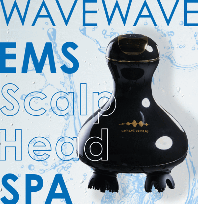 WAVEWAVE スカルプヘッドスパ EMS搭載 進化系ヘッドスパ EMS Scalp Head Spa 頭皮ケア フェイスケア ヘアケア リフトケア 送料無料 ポイントアップ最安値に挑戦 売れ筋 大人気 頭皮エステ マッサージャー 頭皮マッサージ