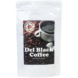 （3個販売）（デルブラックコーヒー del black coffe）ダイエット珈琲 飲料 ドリンク 健康食品 応援 食物繊維 コエンザイムQ10 Lーカルニチン 白いんげん豆 送料無料