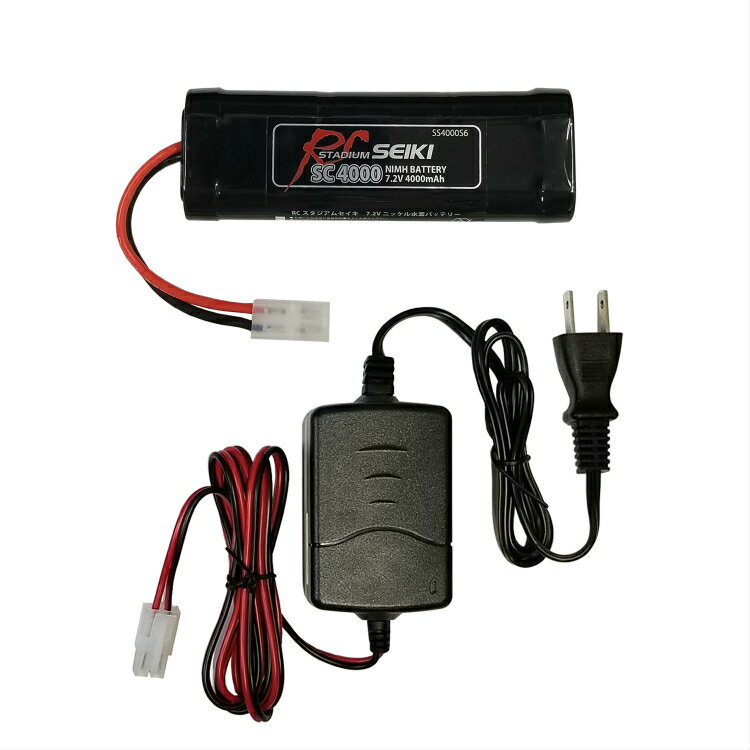 RCスタジアムセイキ SC4000 NIMH 7.2V 4000mAh AC急速充電器 ラジコン バッテリー RCカー RCトラック オフロード ラジコンバッテリー