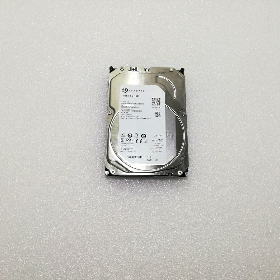 楽天星輝商事　楽天市場店【中古動作品】メーカーSEAGATE 3.5インチ HDD SATA デスクトップPC用HDD 4TB 1点 ST4000VM004 ☆Crystal Disk Infoにて健康状態「正常」と確認済、フォーマット済☆★初期化済み★