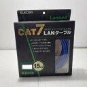 【未開封品】【10本セット】エレコム ELECOM CAT7 ツメの折れないLANケーブル 15mブルーメタリック LD-TWST BM150