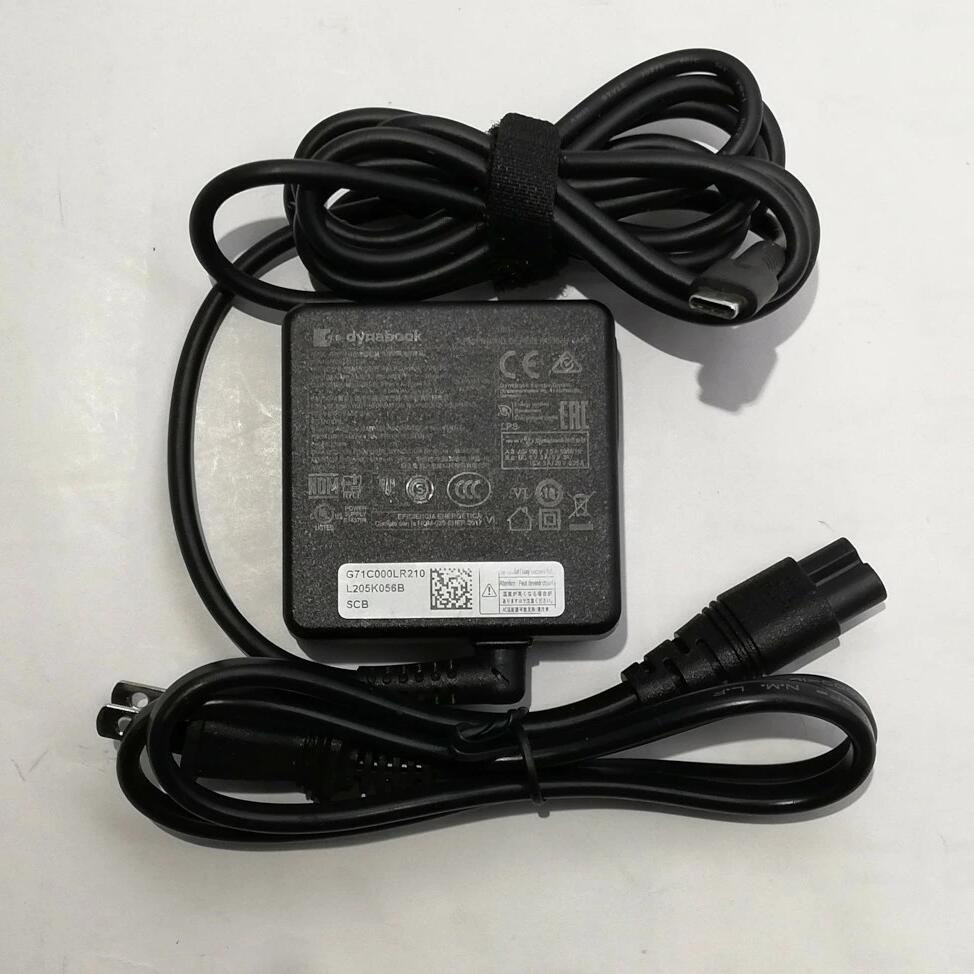 【中古】純正品 東芝 TOSHIBA AC ADAPTER PA5352U-1ACA REV:04 Type-C 5V~3A 9V~3A 15V~3A 20V~3.25A dynabook T9 T7 G8 G7 G6 G5 D7 V8 V7 V6