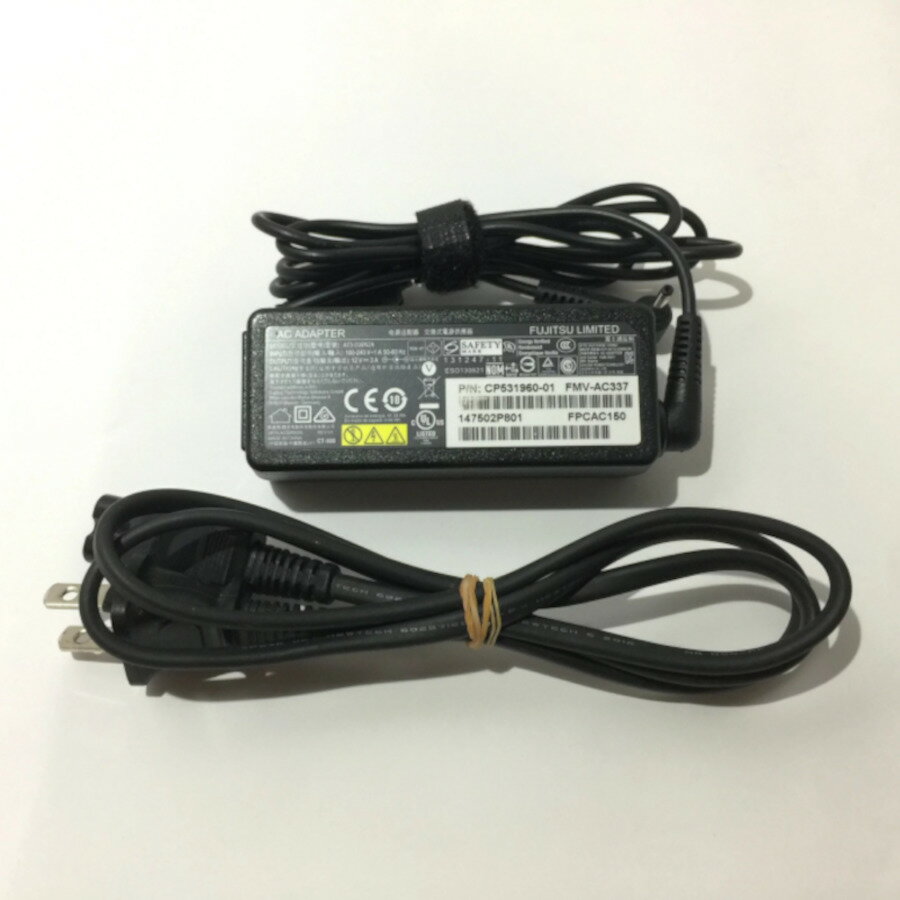【中古】純正 富士通 ACアダプタ 12V~3A FMV-AC337 QH55/J WQ1/J QH55/M WQ1/M Q582/F ARROWS Tabシリ...