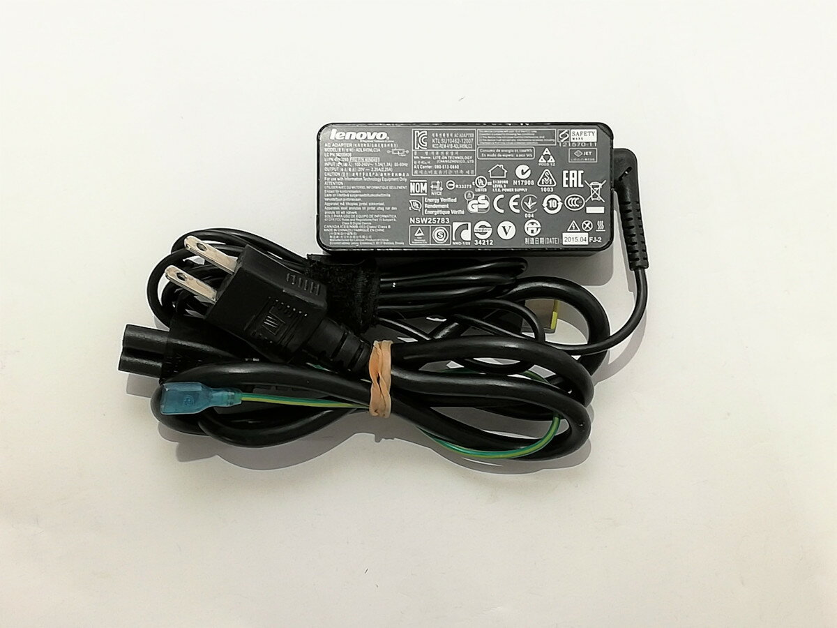 š۽LENOVO AC ADAPTER 20V~2.25A ֤줾 ѷͥ4.5mmx11mm