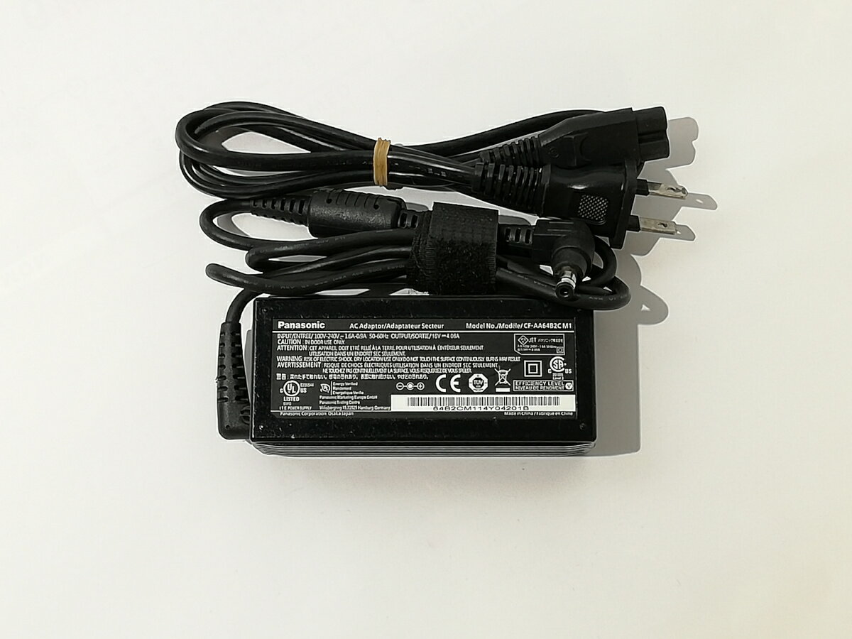 【中古】純正品 Panasonic AC ADAPTER 16V~4.06A CF-AA64B2C M1 コネクタ外径約5.5mm 内径約2.5mm