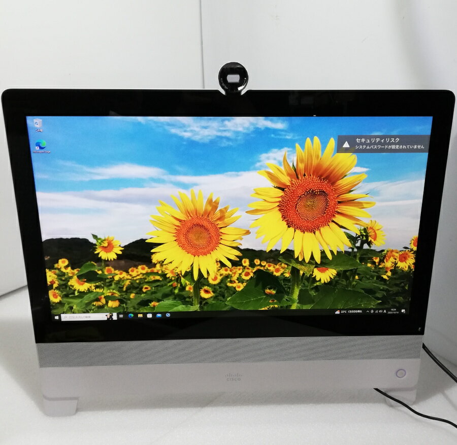 CISCO Webex DX80 CP-DX80 23型 ディスプレイ一体型ビデオ会議端末 スクリーンタッチパネル 解像度 1920×1080 DP HDMI USB スタンド付き【レビュー記入&メール報告で保証期間を3ヶ月に延長します。必ず商品到着後1ヶ月保証の期間中にレビューをお願いします】