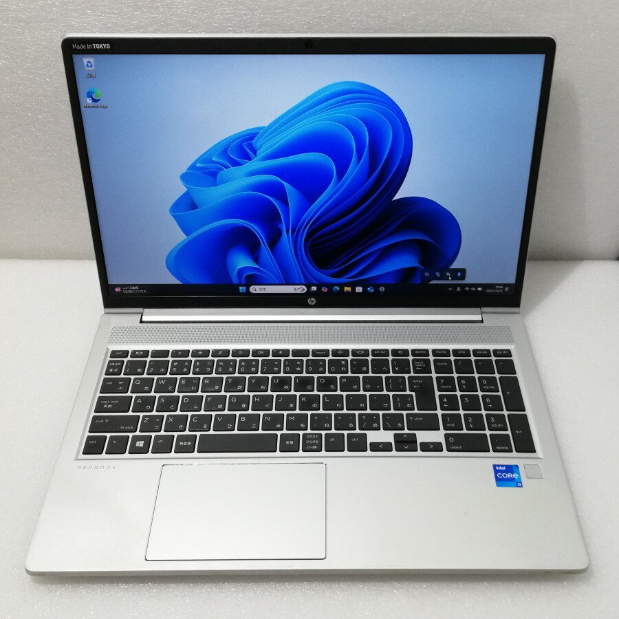 【中古】 HP 15.6型 ProBook 450 G8 Core i5-1135G7 2.4GHz 8GB Nvme SSD 256GB Win11 Pro フルHD 無線LAN内蔵 Bluetooth HDMI Type-C テンキ－付き【レビュー記入で保証期間を3ヶ月に延長します。必ず商品到着後1ヶ月保証の期間中にレビューをお願いします。】