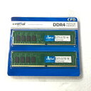 【中古】crucial デスクトップパソコン用メモリー CT16G4DFRA32A.M16FR DDR4-3200 PC4-25600 16GB 2枚セット 計...