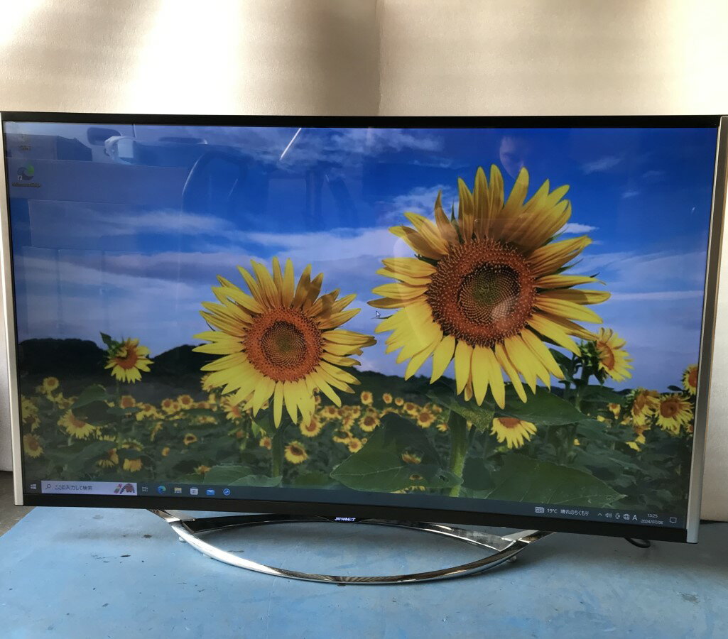【中古】JAPANNEXT　JN-VC495UHD　49インチ　4K曲面型モニター　3840x2160　HDMI/VGA/DP対応　【レビュー記入で保証期間を3ヶ月に延長します。必ず商品到着後1ヶ月保証の期間中にレビューをお願いします】