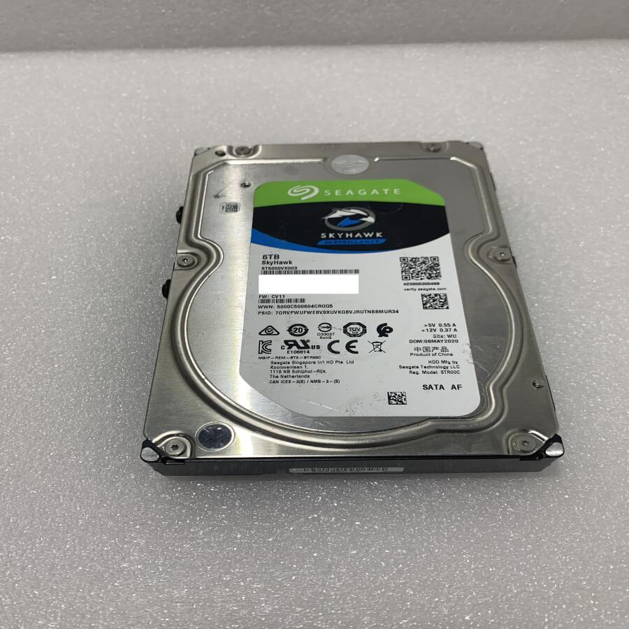 【中古動作品】メーカーSEAGATE SATA接続 3.5インチデスクトップPC用HDD ST6000VX003 6TB ☆☆☆Crystal D..