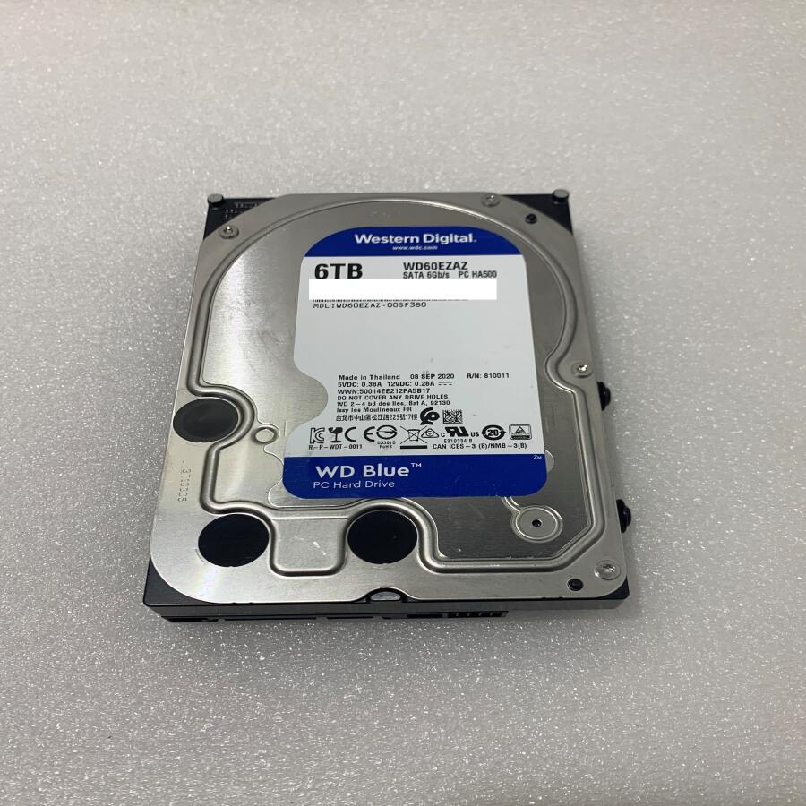 yÓiz[J[Western Digital SATAڑ 3.5C` fXNgbvPCpHDD WD60EZAZ-00SF3B0 6TB Crystal Disk InfoɂČNԁuvƊmFρAtH[}bgρ