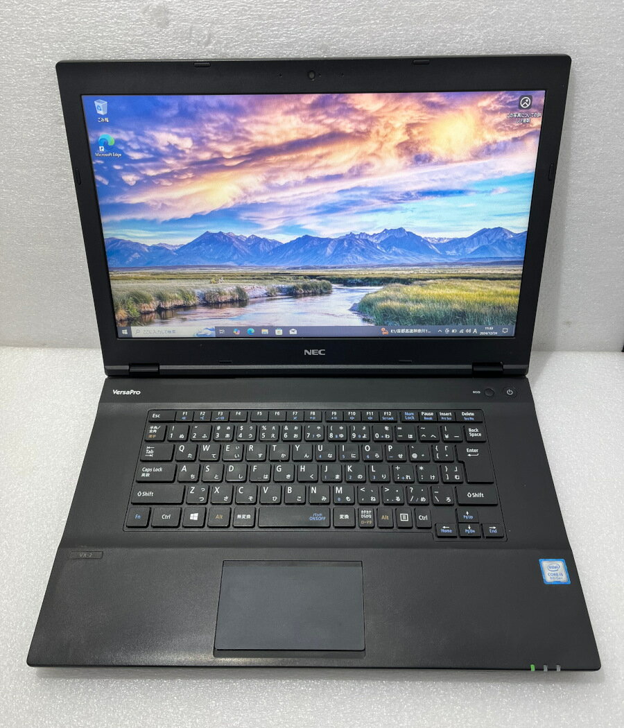 【中古】NEC VersaPro VX-2 VKT16X-2 Core i5-8250U 1.6Ghz 8GB SSD250GB Win10 Webカメラ HDMI 無線LAN内蔵 Bluetooth【レビュー記入で保証期間を3ヶ月に延長します。必ず商品到着後1ヶ月保証の期間中にレビューをお願いします】