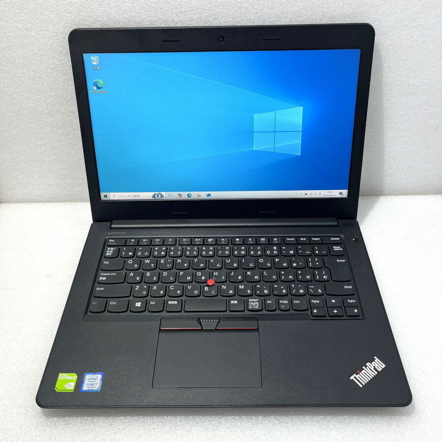 【中古】 Lenovo ThinkPad E470 Core i7-7500U 8GB SSD256GB 14型 FHD Win10 Home Geforce 940MX 無線LAN内蔵 Bluetooth カメラ内蔵 HDMI【レビュー記入で保証期間を3ヶ月に延長します。必ず商品到着後1ヶ月保証の期間中にレビューをお願いします】